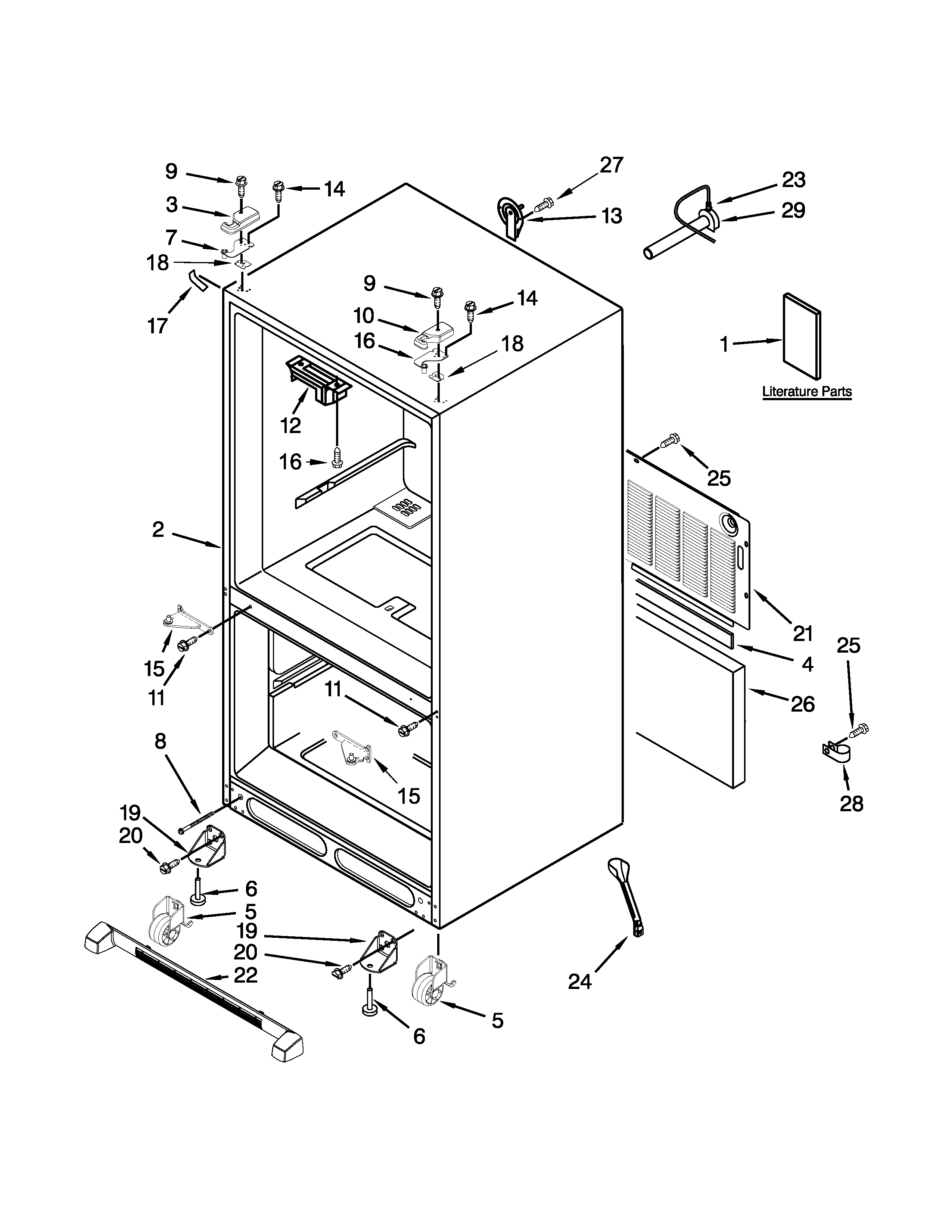 Cabinet parts