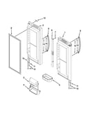 Refrigerator door parts
