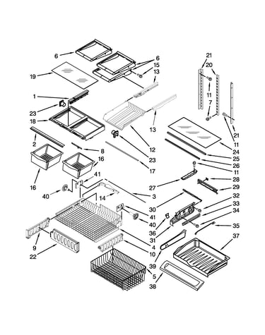Shelf parts