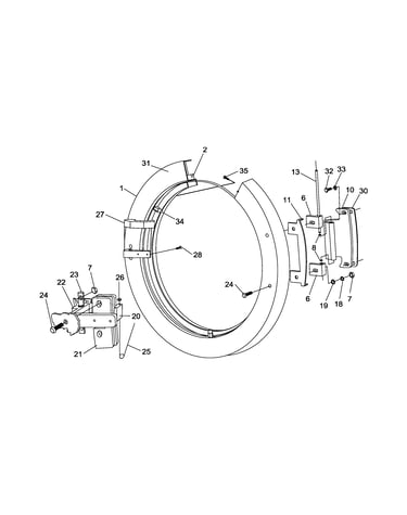 Door parts-prior to series 16