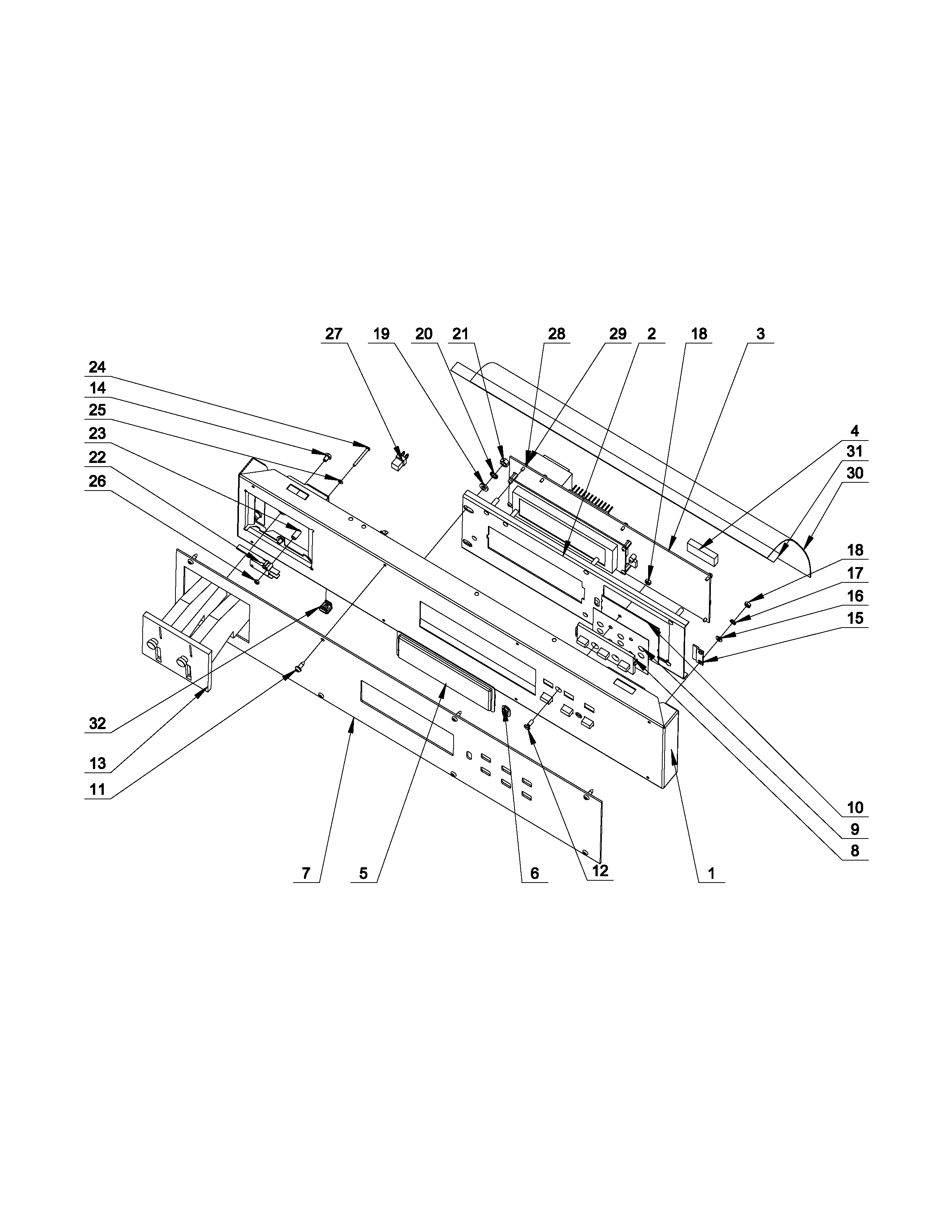 CONTROL PANEL PARTS