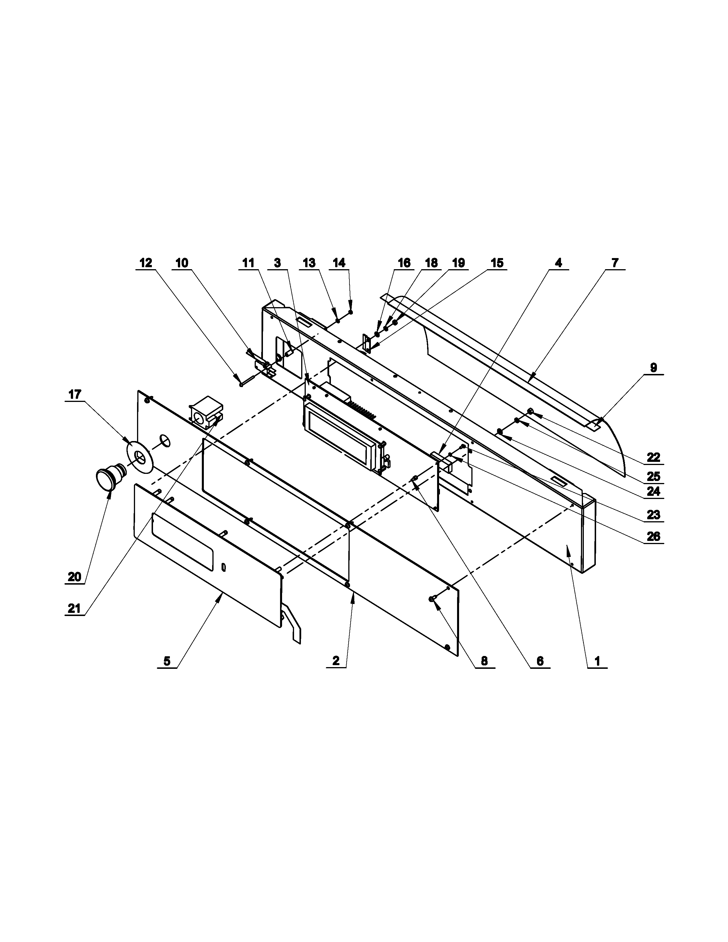 Control panel parts