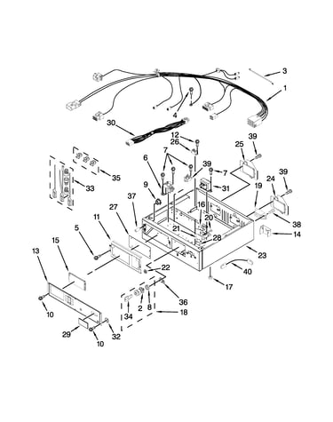 Control panel and separator parts