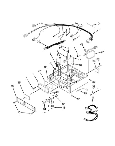 Control panel and separator parts
