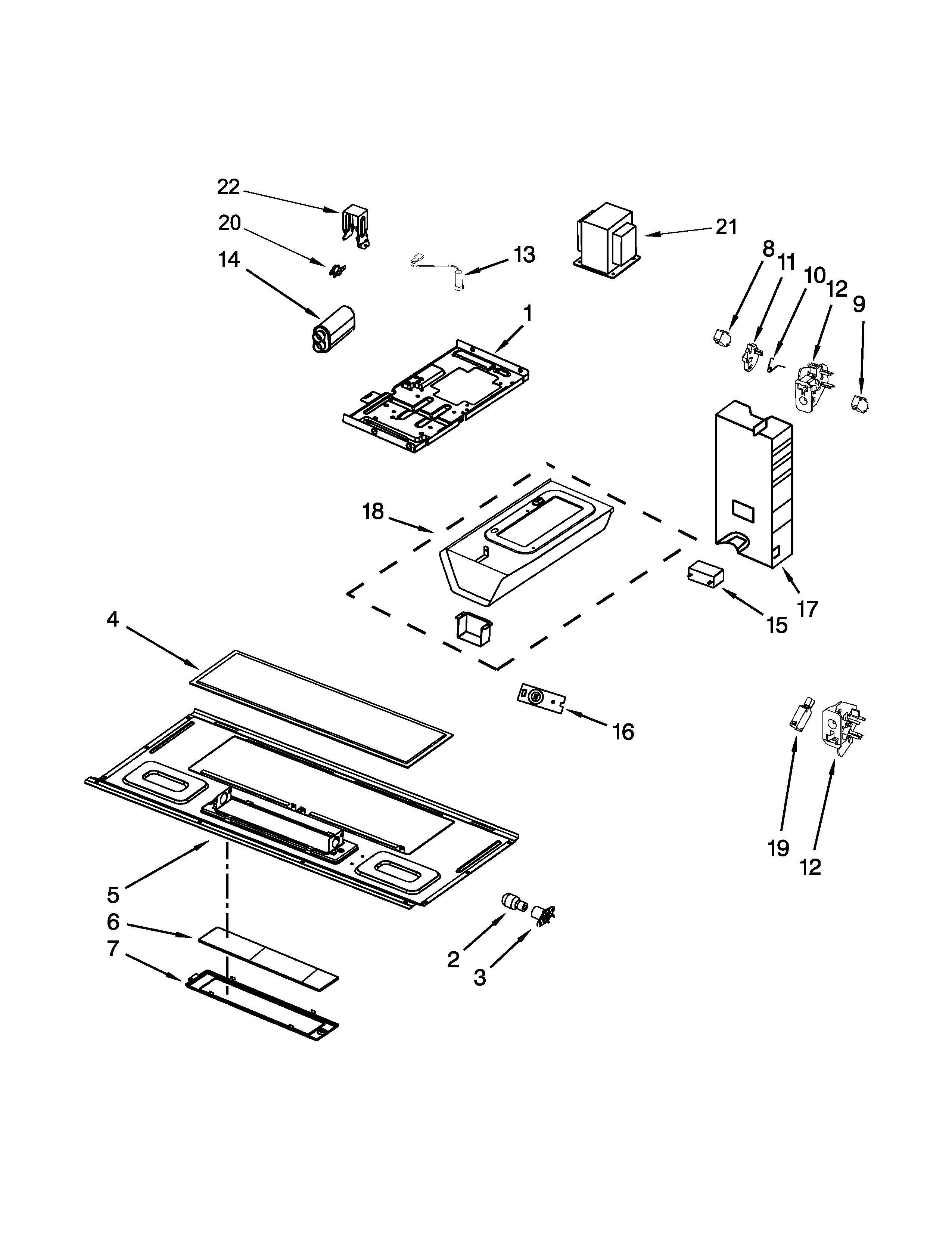 Interior and ventilation parts