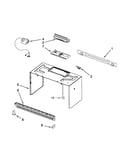 Cabinet and installation parts