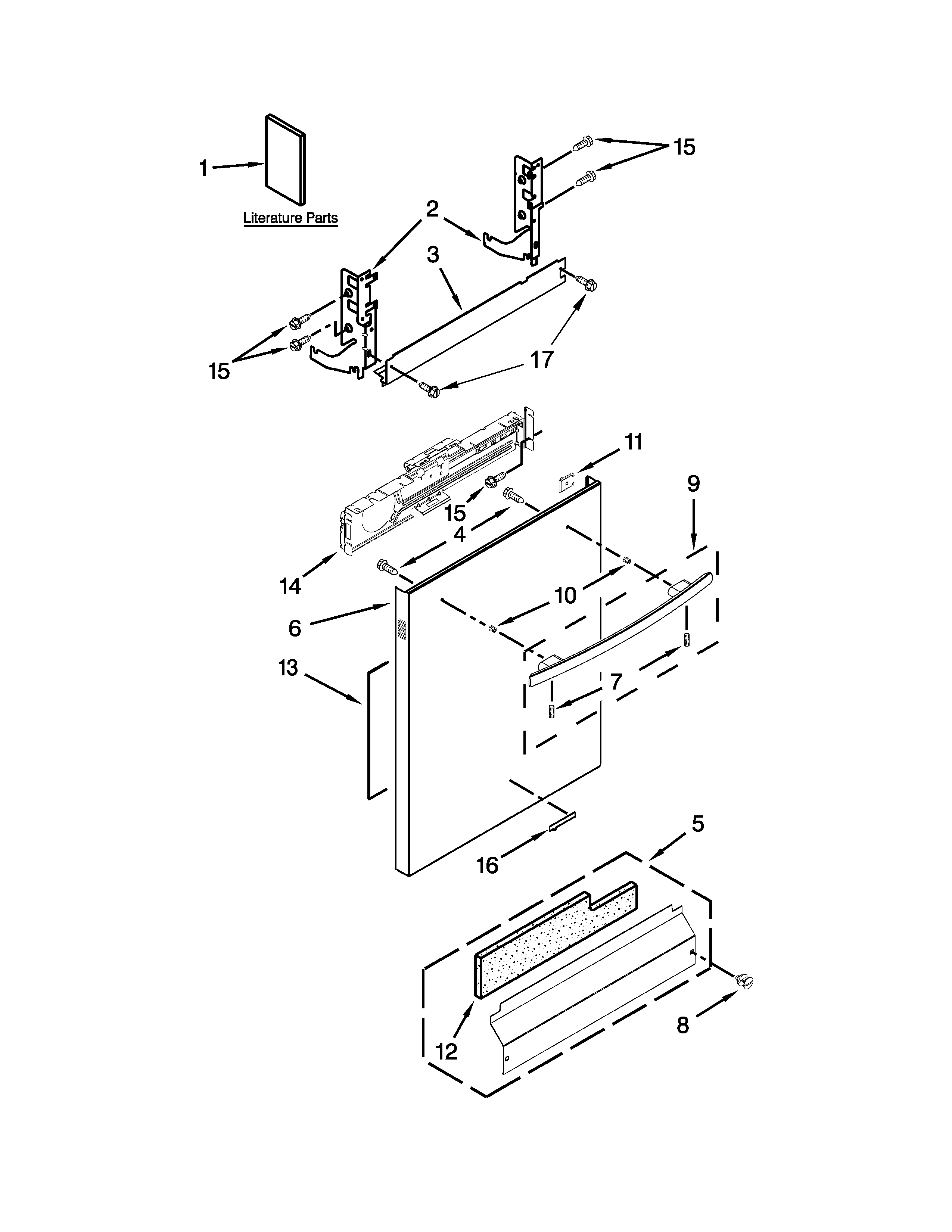 Door panel parts