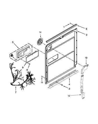 Inner door parts
