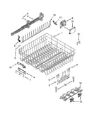 Upper rack and track parts