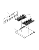 Third level rack and track parts
