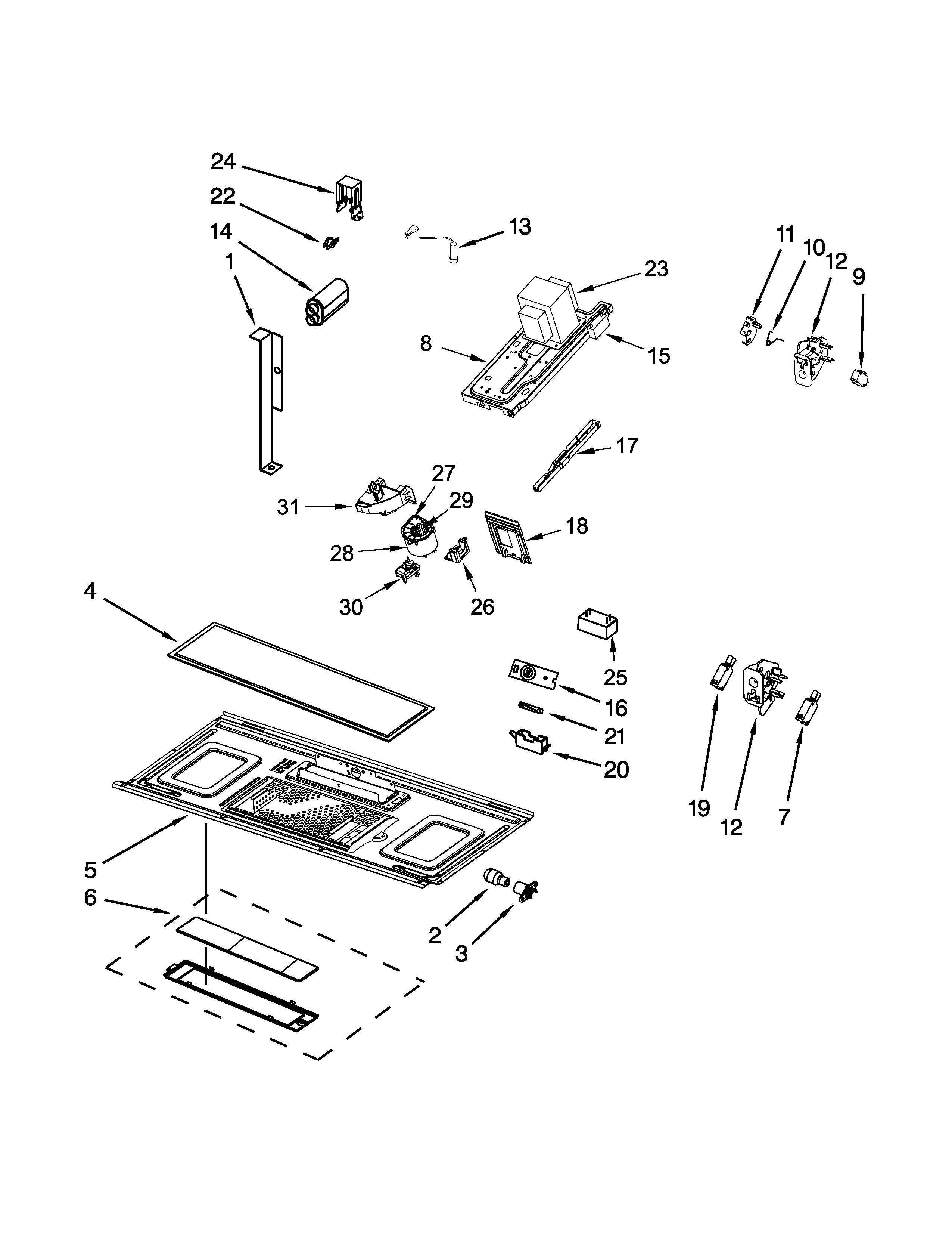 Interior and ventilation parts