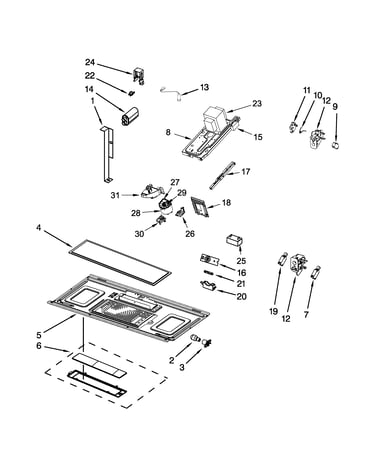 Interior and ventilation parts