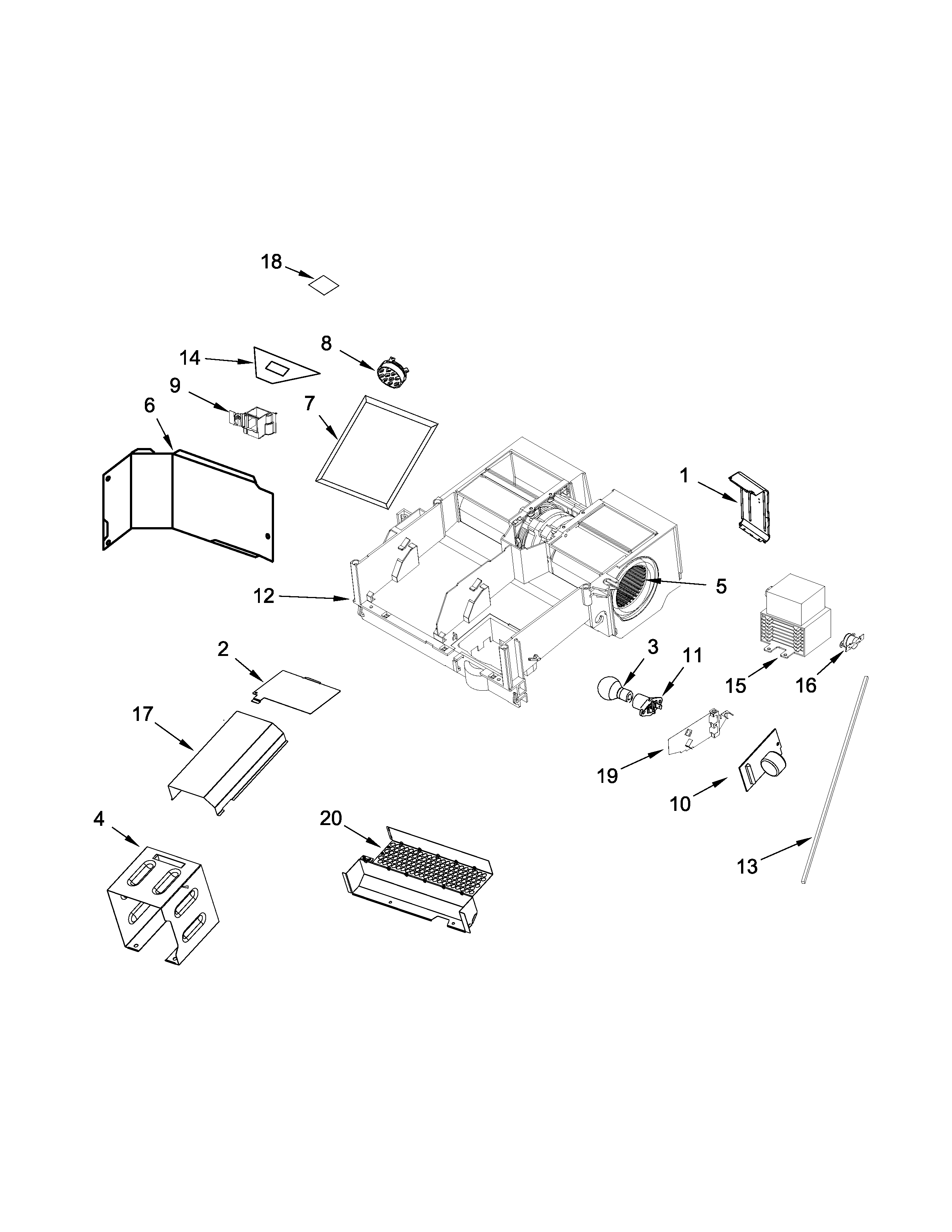 Air flow parts