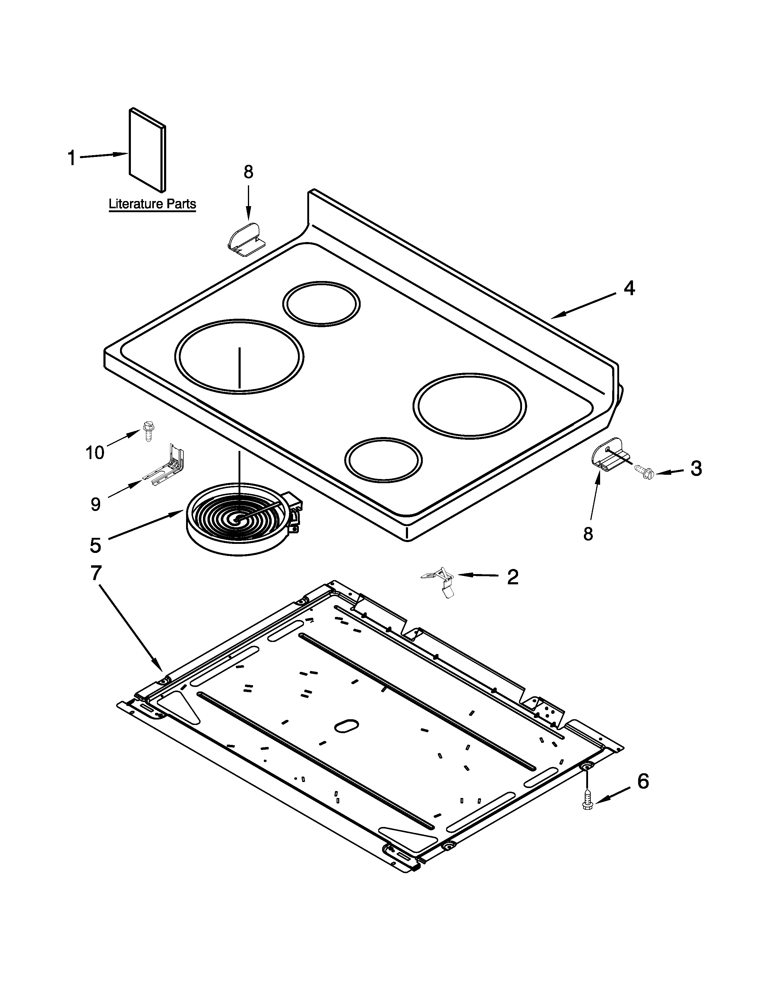 COOKTOP PARTS