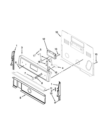 Control panel parts