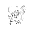 Whirlpool YWFE330W0EW0 chassis parts diagram