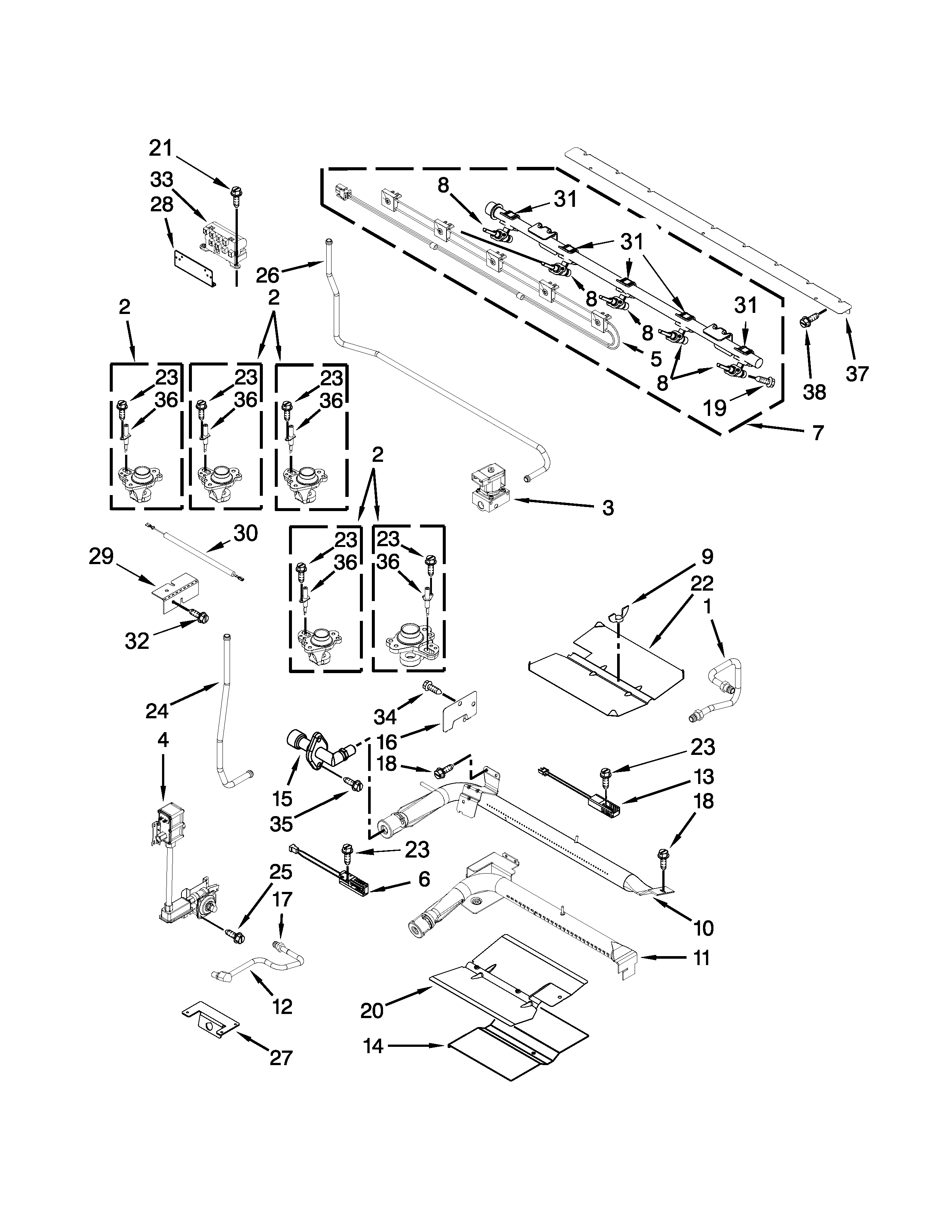 MANIFOLD PARTS