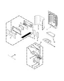 Dispenser front parts