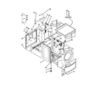 Maytag MHN30PDCXW0 top and cabinet parts diagram
