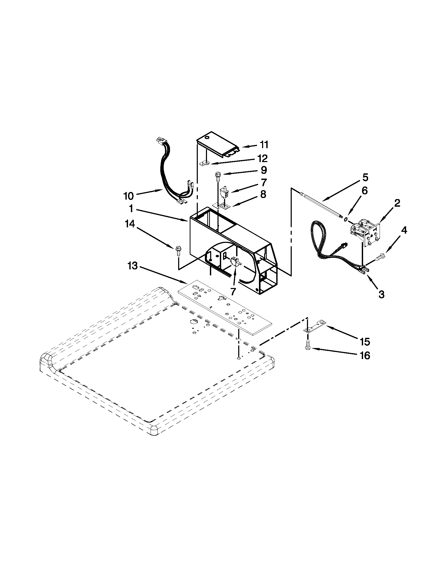 Meter case parts
