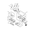 Maytag MHN30PDCWW0 dispenser parts diagram
