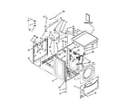 Maytag MHN30PDCGW0 top and cabinet parts diagram