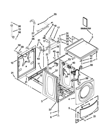 Top and cabinet parts