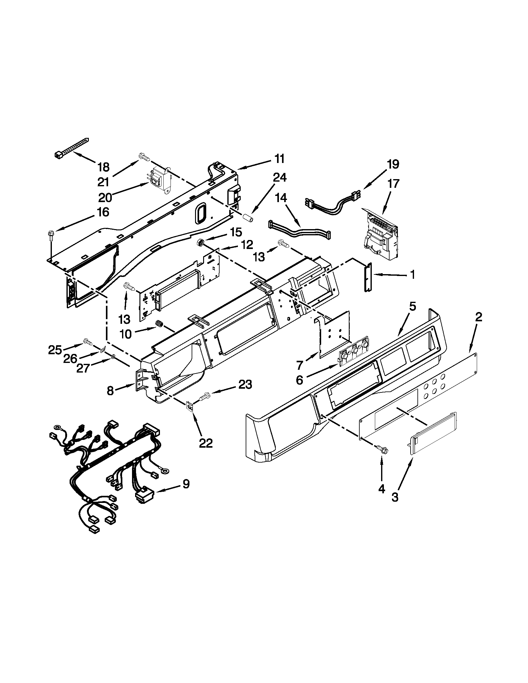 Control panel parts