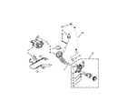 Maytag MHN30PDCGW0 pump and motor parts diagram
