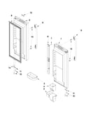 Refrigerator door parts