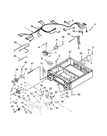 Control panel and separator parts
