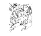 Whirlpool CSP2861TQ0 upper and lower bulkhead parts diagram