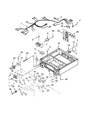 Control panel and separator parts