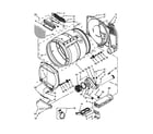 Whirlpool CSP2860TQ0 upper and lower bulkhead parts diagram