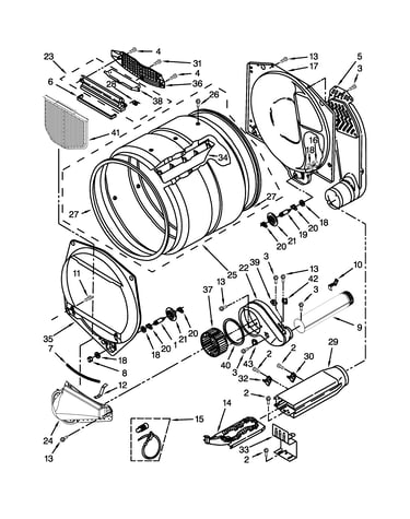 Upper and lower bulkhead parts