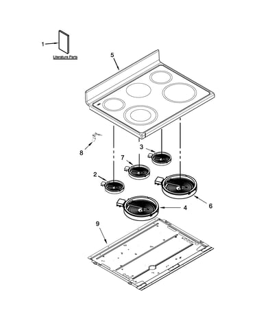 Cooktop parts
