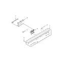 KitchenAid KDTE204DSS1 control panel and latch parts diagram