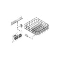 KitchenAid KDTE204DSS1 lower rack parts diagram