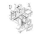 Maytag MHN30PRAWW0 top and cabinet parts diagram