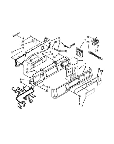 Control panel parts