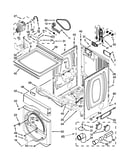 Dryer cabinet parts
