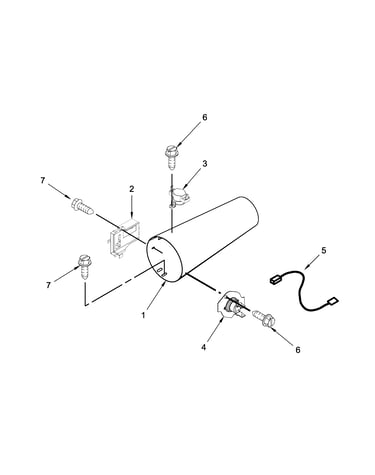 Dryer heating parts - gas