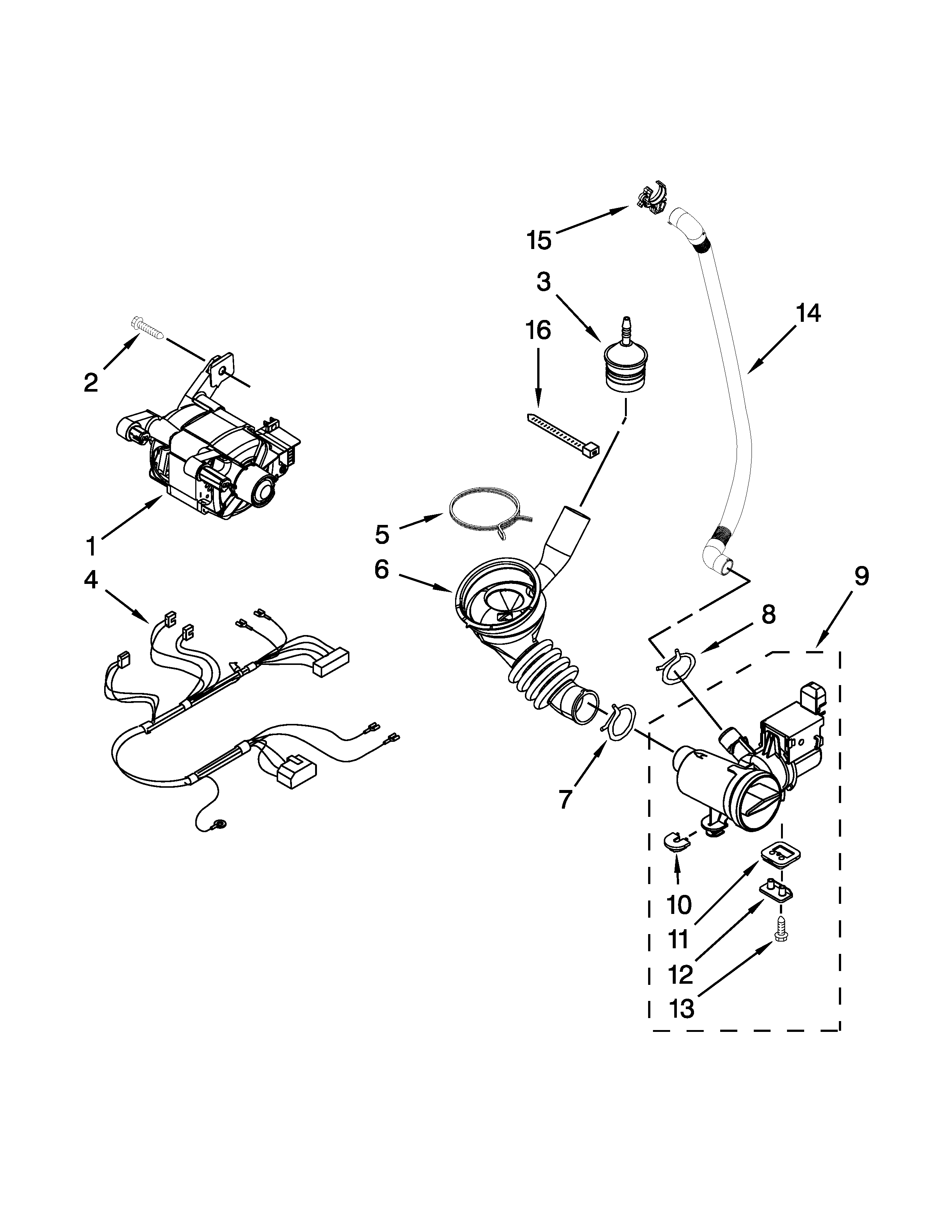 Pump and motor parts
