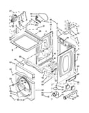 Dryer cabinet parts