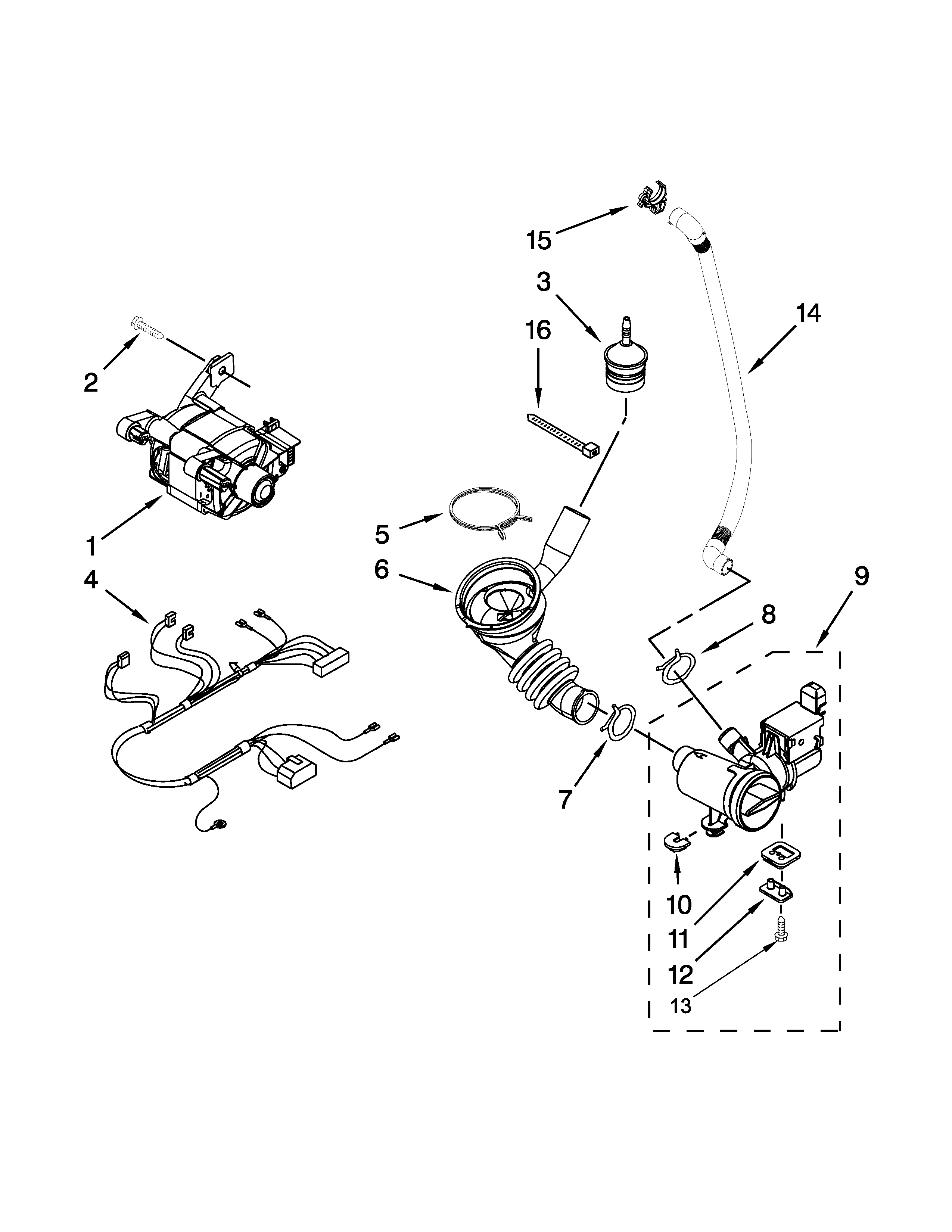 Pump and motor parts