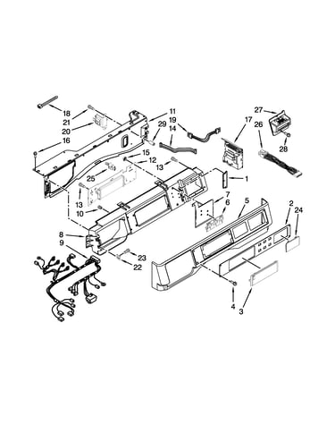 Control panel parts