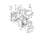 Maytag MHN30PNCGW0 top and cabinet parts diagram