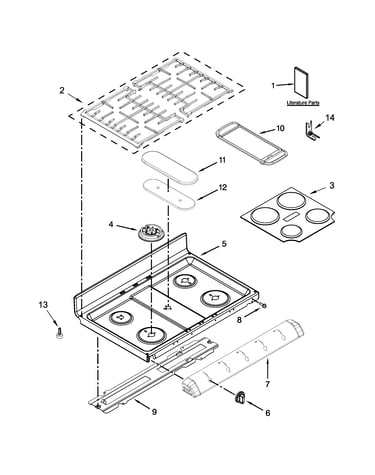 Cooktop parts