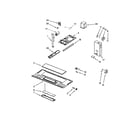 Whirlpool WMH1163XVD5 interior and ventilation parts diagram