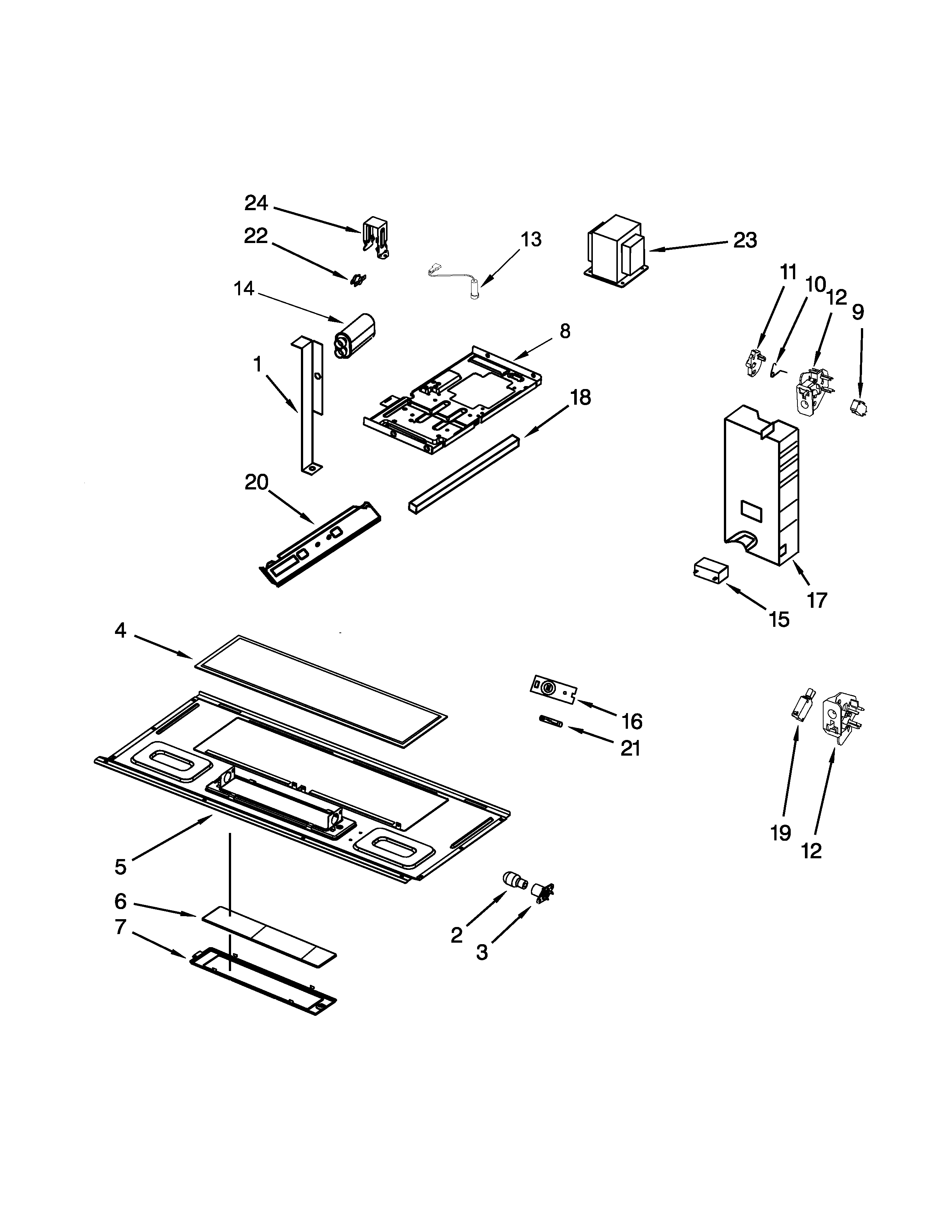 Interior and ventilation parts